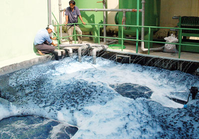 Industrial wastewater treatment Textile Dyeing